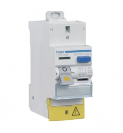 HAGER - Inter différentiel 2P - 40A - 30mA - Type AC - AUTO - Réf : CDS742F