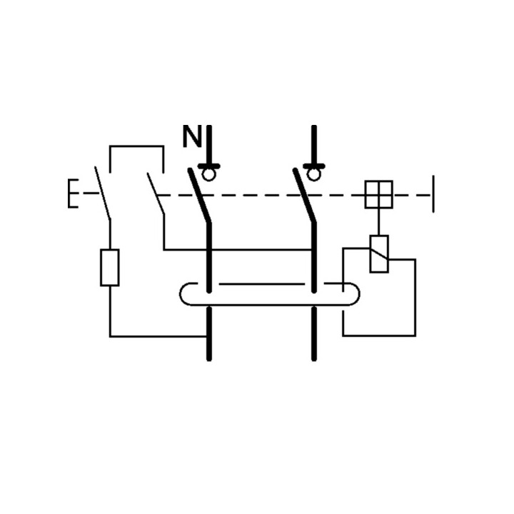 HAGER - Inter différentiel 2P - 40A - 30mA - Type AC - AUTO - Réf : CDS742F