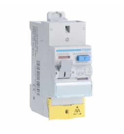 HAGER - Inter différentiel 2P - 40A - 30mA - Type A - AUTO - Réf : CDS743F