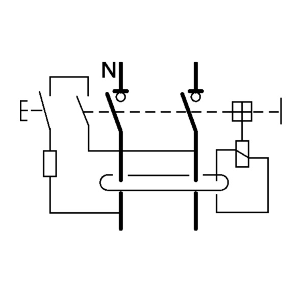 HAGER - Inter différentiel 2P - 40A - 30mA - Type A - AUTO - Réf : CDS743F