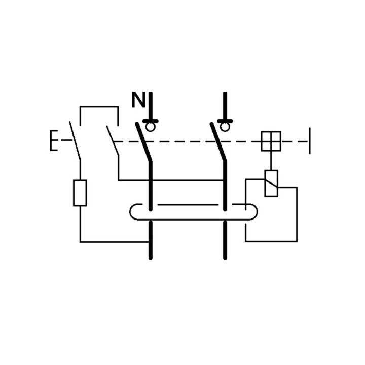 HAGER - Inter différentiel 2P - 40A - 30mA - Type A - AUTO - Réf : CDS743F