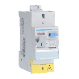 HAGER - Inter différentiel 2P - 63A - 30mA - Type AC - AUTO - Réf : CDS764F