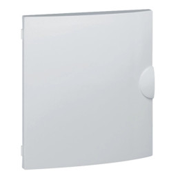 Hager - Gamma+ - Porte opaque - 1 Rangée - 18 Modules - Réf : GP118P