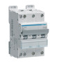 Hager - Disj. 3P+N - 6-10kA - Courbe C - 25A 3m - Réf : NFT825