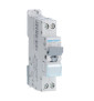 Hager - Disjoncteur - 1P+N - 20A - courbe D - 6000A/10kA - Réf : NGT720