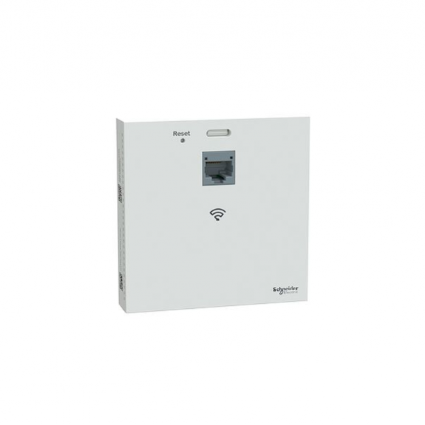 Schneider - Prise RJ45 Pt Acces WiFi bibande POE - WIFI 4-5-6 -1GBIT - blanc - Réf. VDIR20491