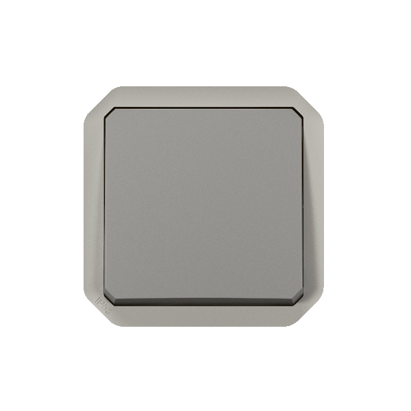 Legrand Plexo - Poussoir - 10A - 250V - composable - étanche - IP55/IK08 - Gris - Réf : 069540L