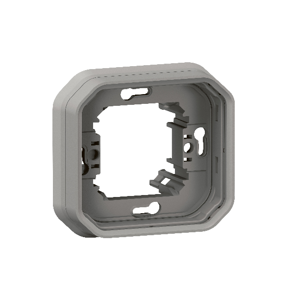 Legrand Plexo - Support plaque étanche - Encastré - 1 poste - Gris - Réf : 069681L