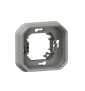 Legrand - Plexo L - Support plaque étanche - Encastré - 1 poste - Gris - Réf : 069681L