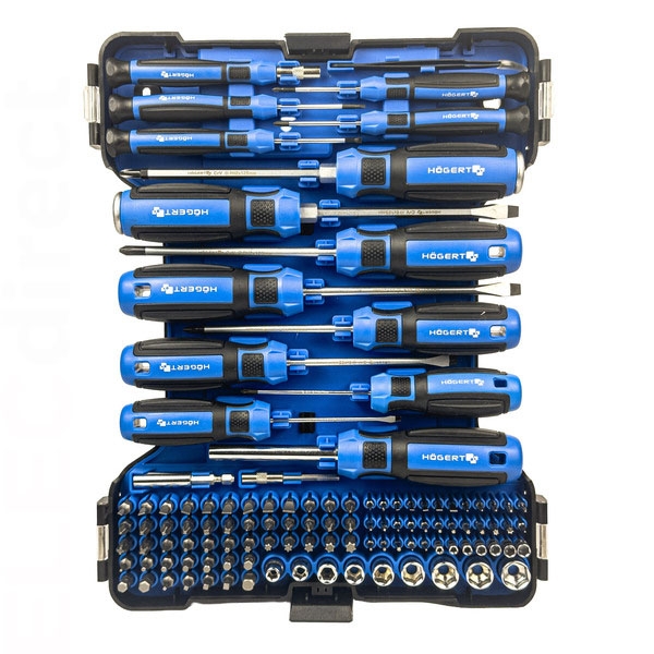 Hogert - Coffret Outils - 112 pièces - Réf : HT1S102