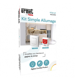 Yokis - Kit radio simple allumage - Zigbee - 1 télérupteur et 1 émetteurs radio - Réf : 4820459