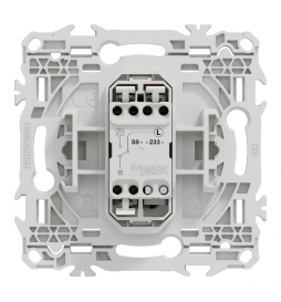 Schneider - Odace 2025 - interrupteur ou poussoir VMC 2 vitesses - 10AX - blanc craie - Réf : S920233