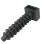 Ram - Embase pour collier d'installation nylon - noir - D. perçage 8mm - boîte de 100 - Réf : 59230