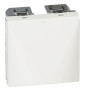 Legrand - Mosaic L - Sortie de Câble - 2M - Blanc - Réf : 277550L
