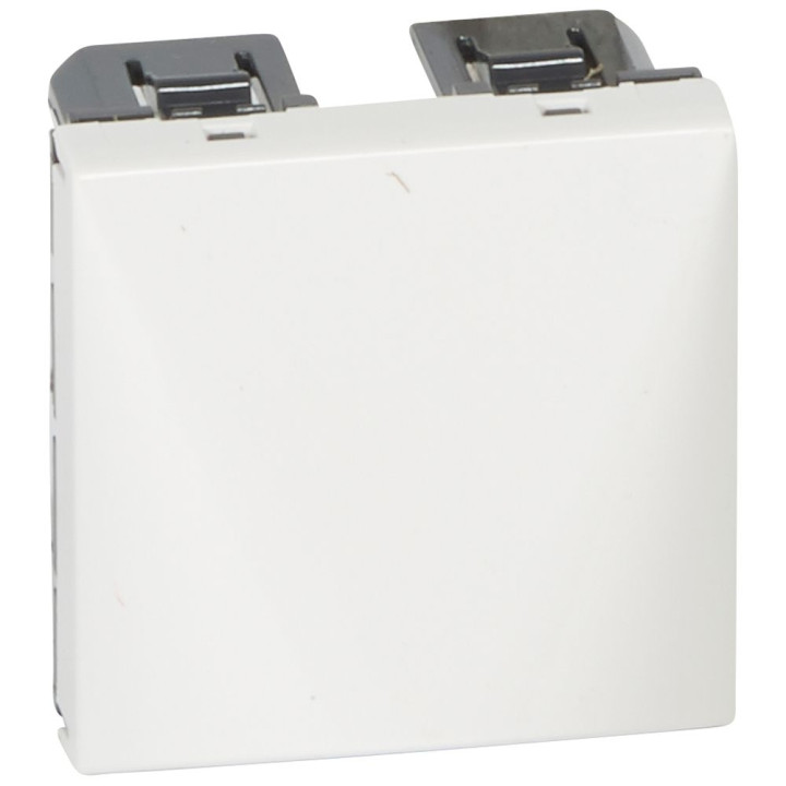 Legrand Mosaic - Sortie de câble 16A complet - 1 poste (2M) - Réf : 277550L + 080251 + 277802L