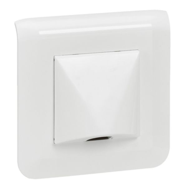 Legrand Mosaic - Sortie de câble 16A complet - 1 poste (2M) - Réf : 277550L + 080251 + 277802L