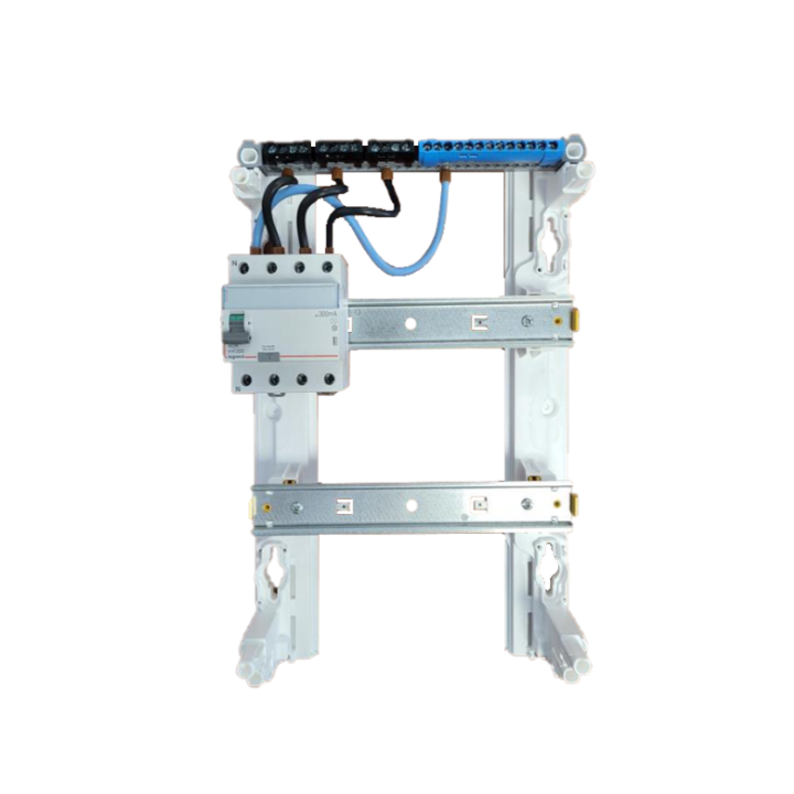 Legrand - Drivia - Répartiteur 3P+N - Pour coffret Drivia 13 modules - L. 227mm - Réf : 404814