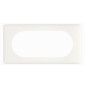 Legrand Céliane - Plaque 4/5M - Horizontal ou Vertical - Blanc - Réf : 066635