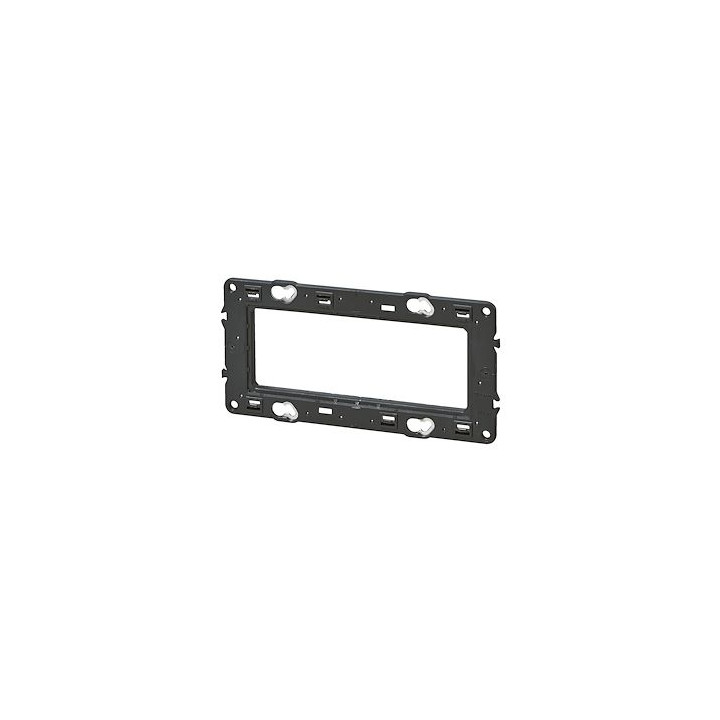 Legrand - Support 2 postes (4M) - Mosaic/Céliane - Fixation VIS - 2 x 2 modules - Réf : 080252