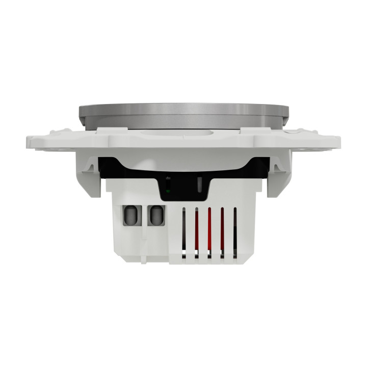 Schneider - Odace 2011 - Prise Double USB Type A - Aluminium - Réf : S530407