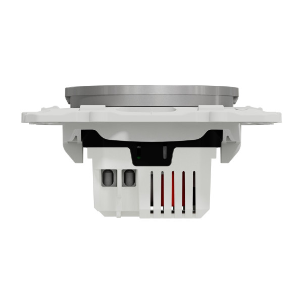 Schneider - Odace 2011 - Prise Double USB Type A - Aluminium - Réf : S530407