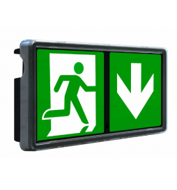 Bloc Tech - BAES Évacuation Universel Noir - IP44 - IK08 - Réf. 213949