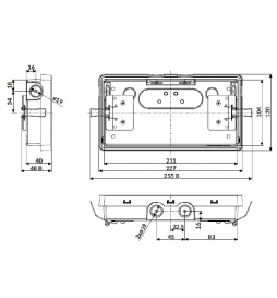 Bloc Tech - BAES Ambiance 350lm - IP44 - IK08 - Réf. 212379