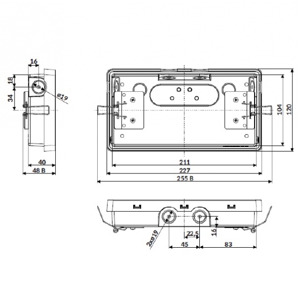 Bloc Tech - BAES Ambiance 350lm - IP44 - IK08 - Réf. 212379