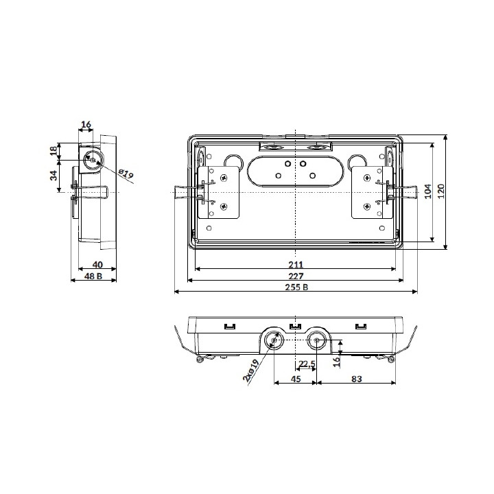 Bloc Tech - BAES Ambiance 350lm - IP44 - IK08 - Réf. 212379