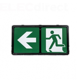 Bloc Tech - BAES Évacuation Universel Noir - IP44 - IK08 - Réf : 213949