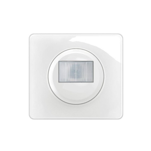 Legrand - Céliane 2024 - Détecteur mural - 2 fils sans neutre - Blanc - Avec plaque - Réf : CB9050