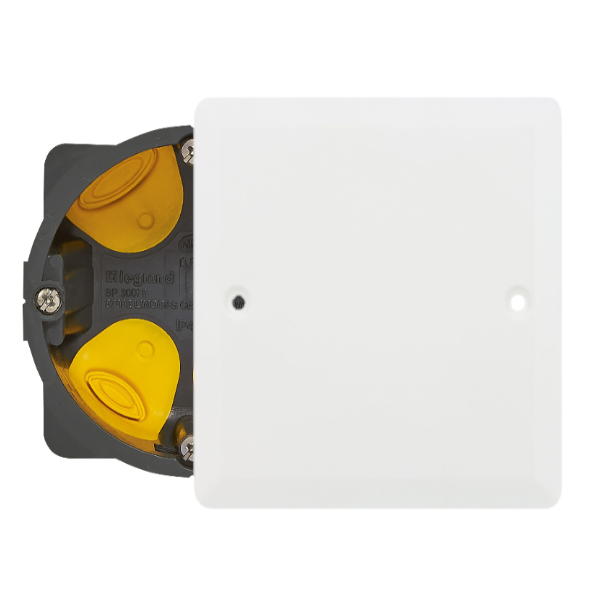 Legrand Batibox - Boîte encastrée BBC P40 + Couvercle universel 80 x 80 - 080021L+089281