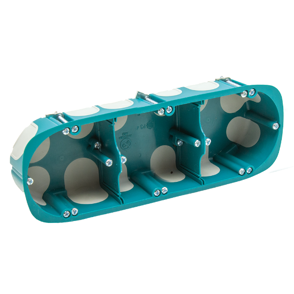 SIB - Boîte triple BBC entraxe 71 mm - prof 40mm - Réf : P33971
