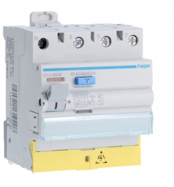HAGER - Inter dif 3P+N 63A...
