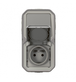 Legrand Plexo - Prise + Interrupteur - Saillie - étanche IP55 - Réf : 069511L + 069551L + 069672L