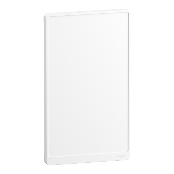 Schneider - Resi9 - porte styl Blanc coffret 18M - 4R - Réf : R9H18424