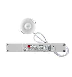 B.E.G - Mini détecteur de mouvement infrarouge LUXOMAT - 360° - Blanc - PD9-1C-FP-BL - Réf : 92902