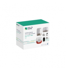 Delta Dore - Alarme maison GSM connectée - Pack alarme sans fil + détecteur vidéo - Sirène extérieure - Réf : Pack Tyxal+ Vidéo