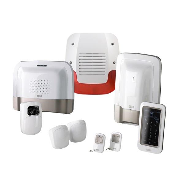 Delta Dore - Alarme maison GSM connectée - Pack alarme sans fil + détecteur vidéo - Sirène extérieure - Réf : Pack Tyxal+ Vidéo