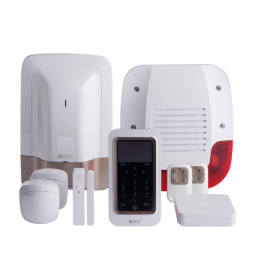 Delta Dore - Pack Alarme 8 zones sans fil avec box maison connecté - Réf : Pack Tyxal+