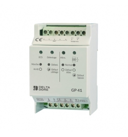 Delta Dore - Délesteur GP41 - 3 sorties fil pilote + 1 sortie ECS - Réf : GP41