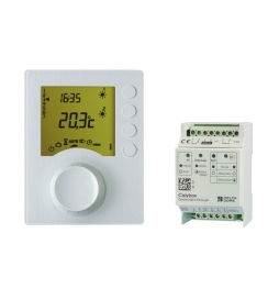 Delta Dore - Gestionnaire d'énergie semi-encastré pour chauffage électrique fil pilote - Réf : CALYBOX 230