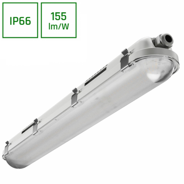 Spectrum - LIMEA GIGANT PRO - Etanche - LED 60cm - 21W/12W - - 4000K - IP65 - Réf : SLI028250NW_PW