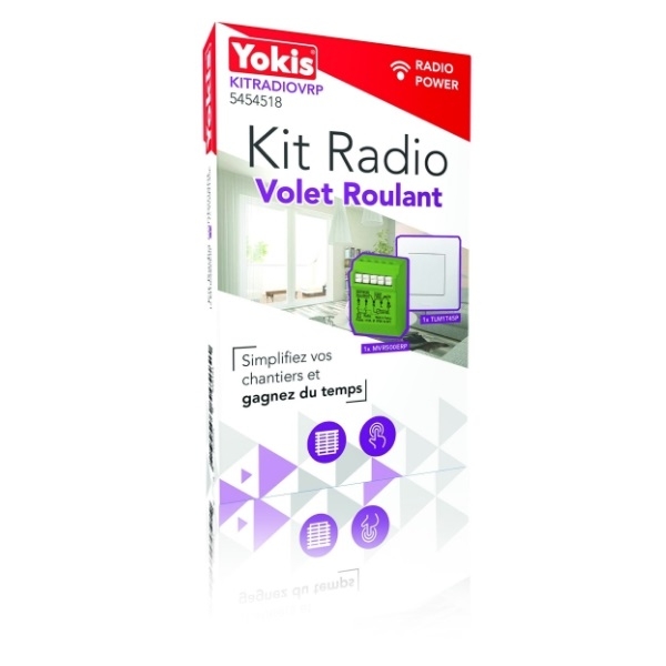Yokis - Power - KIT Radio Volet Roulant - Réf : KITRADIOVRP