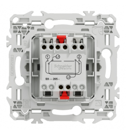 Schneider - Odace 2025 - permutateur - bornes automatiques - 10AX - blanc craie - Réf : S920205