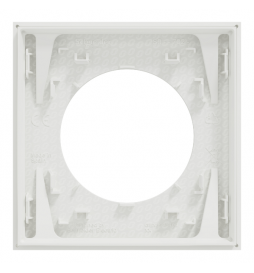 Schneider - Odace 2025 - plaque de finition 1 poste - couleur Blanc craie - Réf : S920702