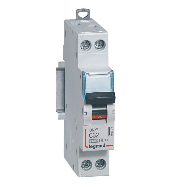 LEGRAND - DISJONCTEUR DNX3 PH/N - 32A - VIS/VIS - Réf : 406777