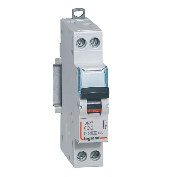 LEGRAND - DISJONCTEUR DNX3 PH/N - 32A - VIS/VIS - Réf : 406777