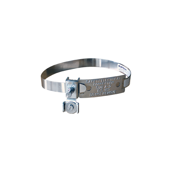 Eurohm - Collier d'équipotentialité - 42cm - Diamètre 32 à 100 mm - Réf : 70512