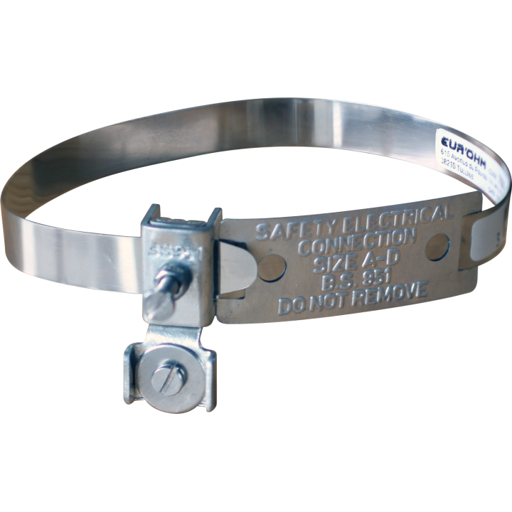 Eurohm - Collier d'équipotentialité - 42cm - D. 32 à 100 mm - Réf : 70512